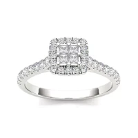 CT.T.W. Natural Diamond 10K Gold Engagement Ring