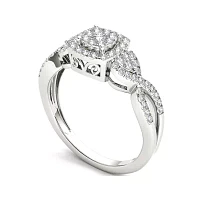 1/2 CT.T.W. Natural Diamond 10K Gold Engagement Ring