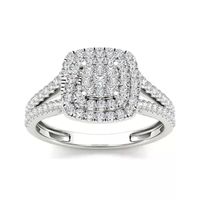 1/ CT.T.W. Natural Diamond 10K Gold Engagement Ring