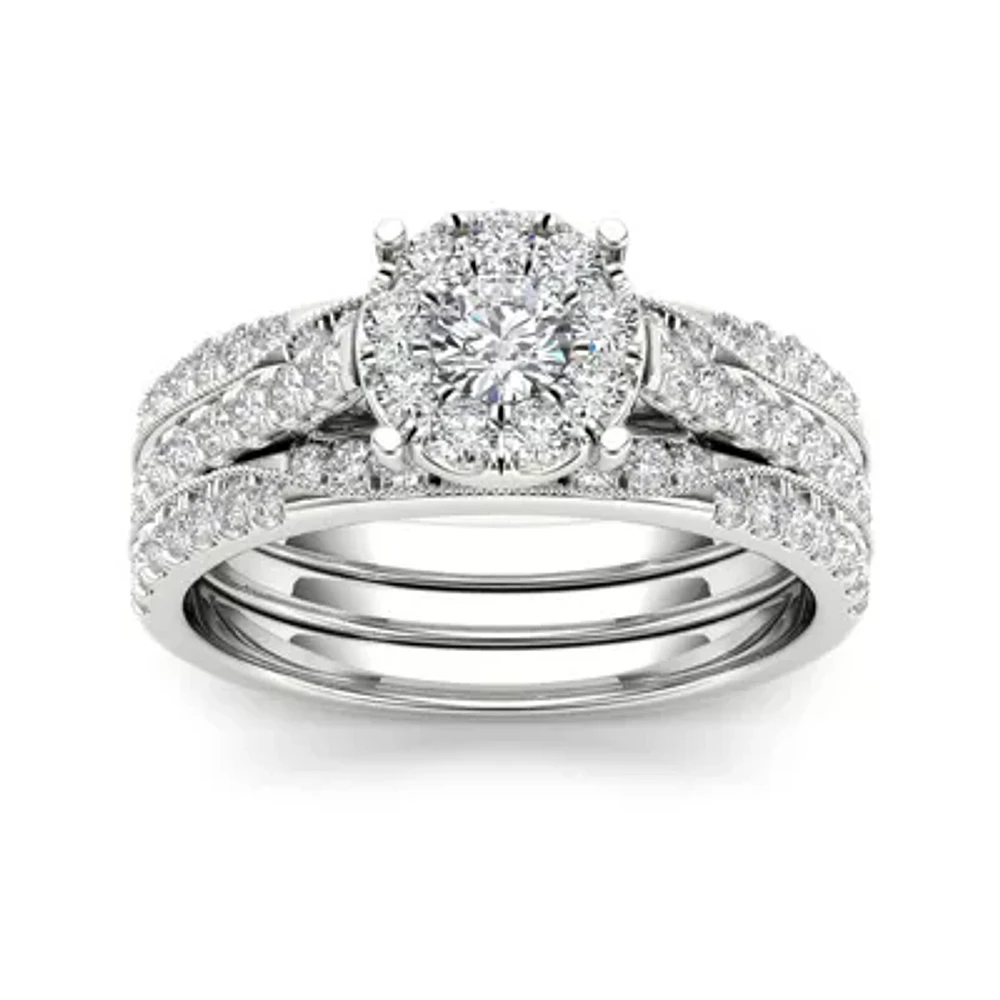 CT.T.W. Natural Diamond 14K Gold Bridal Set