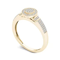 1/3 CT.T.W. Natural Diamond 10K Yellow Gold Engagement Ring