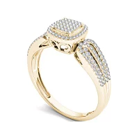 1/3 CT.T.W. Natural Diamond 10K Yellow Gold Engagement Ring