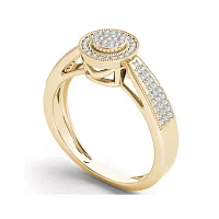 1/4 CT.T.W. Natural Diamond 10K Yellow Gold Engagement Ring