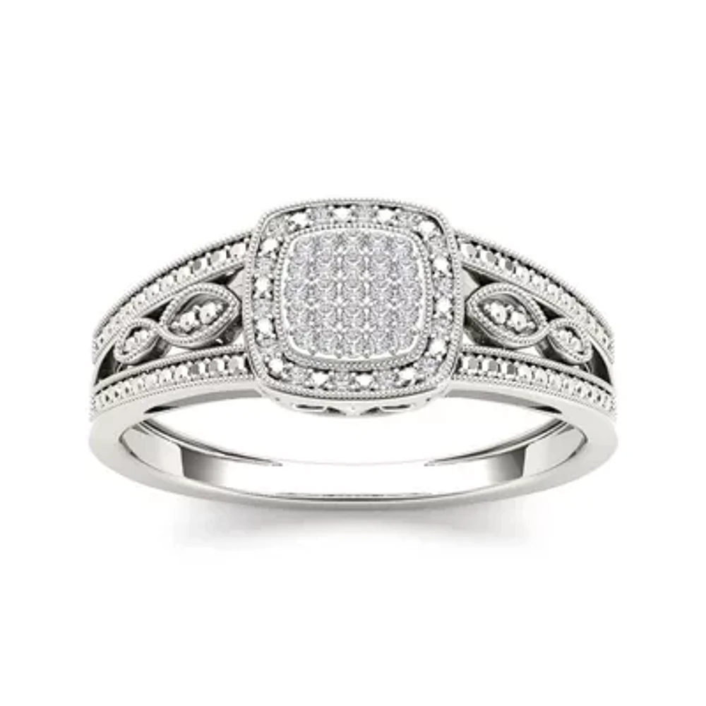 CT.T.W. Natural Diamond 10K Gold Engagement Ring