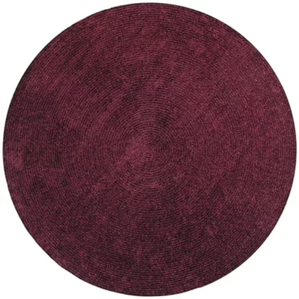 Better Trends Chenille Braid Round Rug