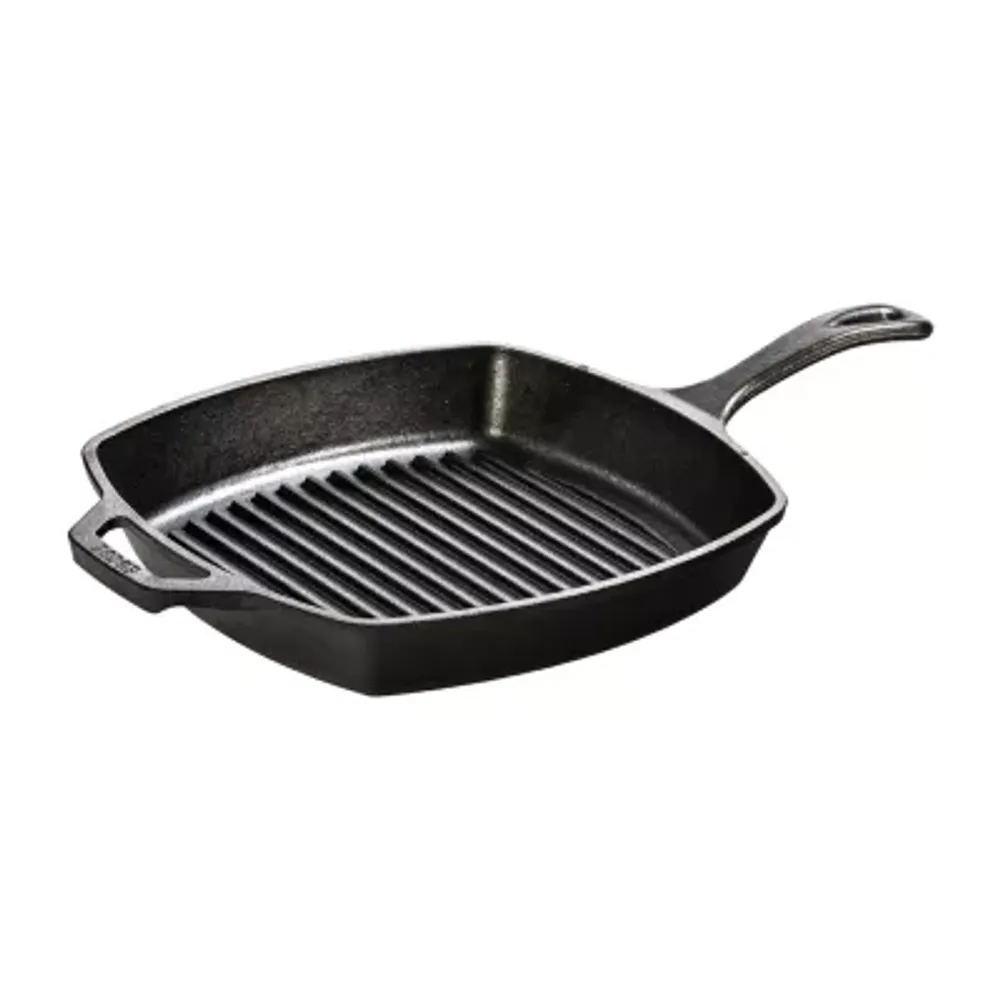 Lodge Cookware Cast Iron 10 Chef Style Skillet, Color: Black - JCPenney