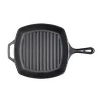 Lodge Cookware 10.5" Square Cast Iron Grill Pan