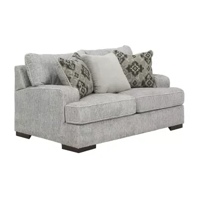 Signature Design by Ashley® Melville Collection Track-Arm Loveseat