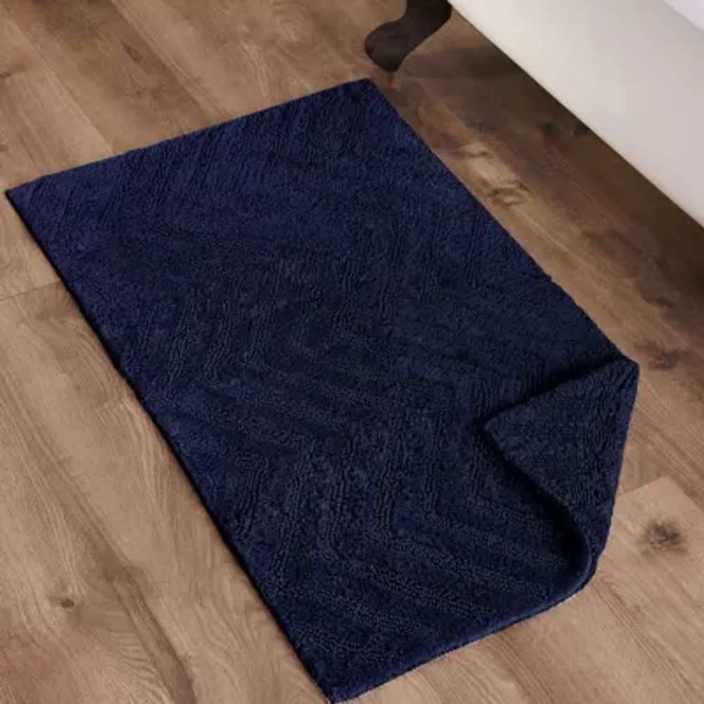 Fieldcrest Luxury Sculpted Reversible Bath Rug