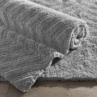 Fieldcrest Luxury Sculpted Reversible Bath Rug