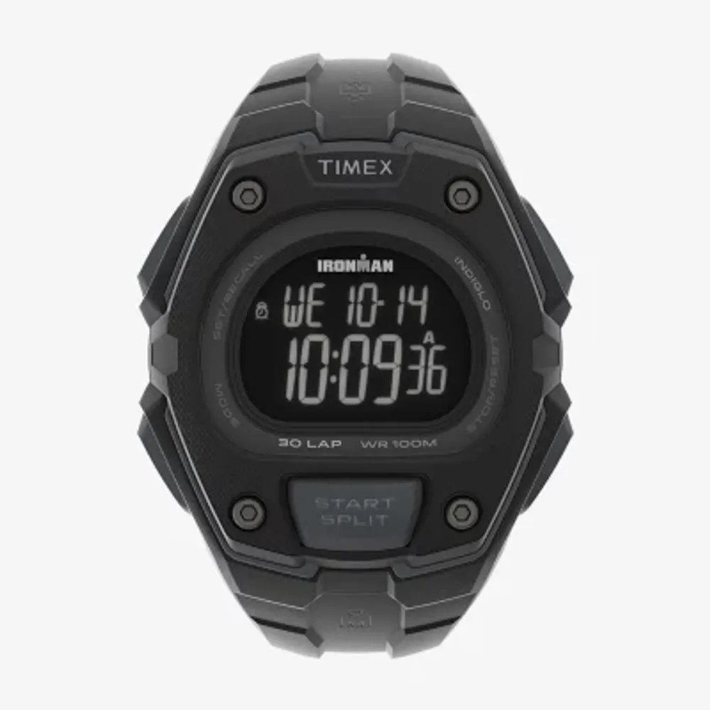 Timex Mens Black Strap Watch Tw5m48600jt