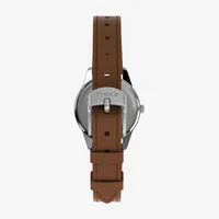 Timex Womens Brown Leather Strap Watch Tw4b25100wx