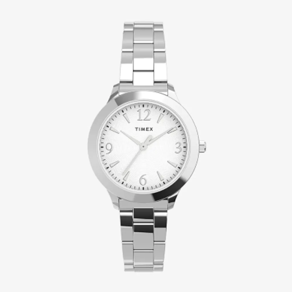 Timex Womens Silver Tone Stainless Steel Bracelet Watch Tw2v35800ji |  Brazos Mall