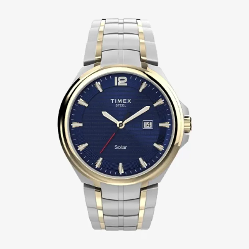 Timex Mens Two Tone Stainless Steel Bracelet Watch Tw2v39700ji | Hamilton  Place