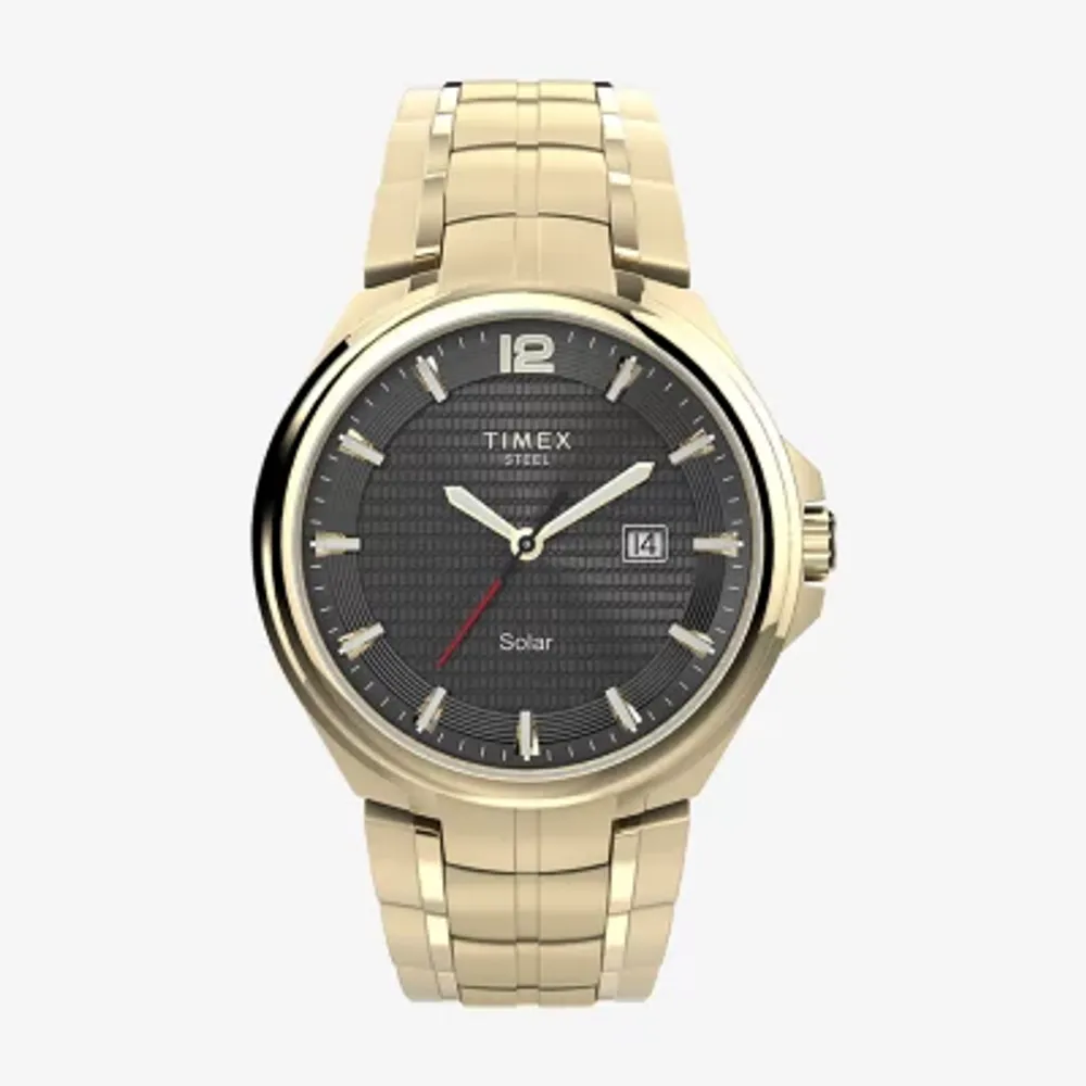 Geneva Geneva Mens Black Bracelet Watch Mac7120jc - JCPenney