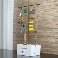 Hives And Honey Aria White Jewelry Stands