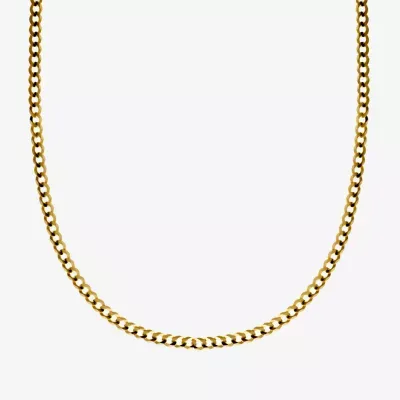 14K Yellow Gold 3.15 MM Curb Necklace