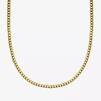 14K Yellow Gold MM Curb Necklace