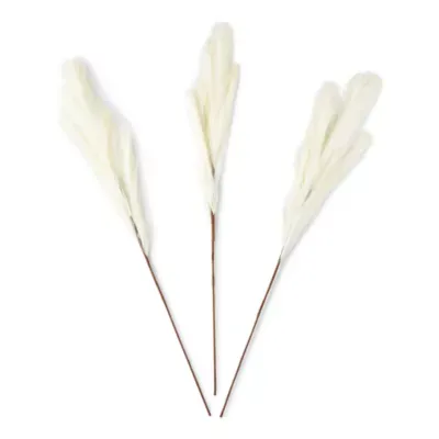 Distant Lands Natural Faux Pampas 3-pc. Vase Filler