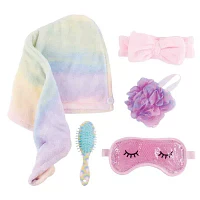 Three Cheers For Girls Rainbow Shower 5 Piece Set