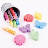 Three Cheers For Girls Butterfly Garden 13 Piece Chalk Set