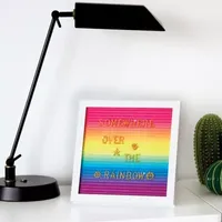 Three Cheers For Girls Rainbow Felt Letterboard Craft Kit