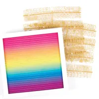 Three Cheers For Girls Rainbow Felt Letterboard Kids Craft Kit
