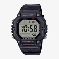 Casio Mens Digital Black Strap Watch Ae1600h-1av