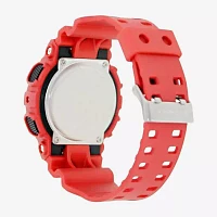 Casio G-Shock Mens Red Strap Watch Ga100b-4a