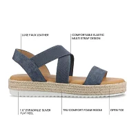 Journee Collection Womens Caroline Wedge Sandals