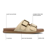 Journee Collection Womens Cosette Adjustable Strap Flat Sandals