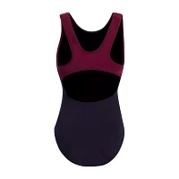 Dolfin Womens Panel One Piece Swimsuit