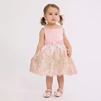 Bonnie Jean Toddler Girls Sleeveless Flower Girl Fit + Flare Dress