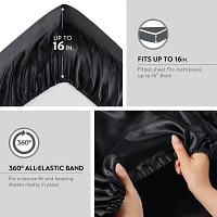 Madison Park Essentials Satin Luxury Sheet Set