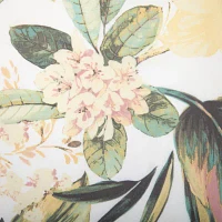 Liz Claiborne Lisette Printed Grommet Top Sheer Single Curtain Panels