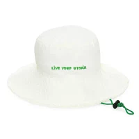 Hope & Wonder Pride Embroidered 'Live Your Utopia' Bucket Hat