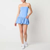 Arizona Bubble Hem Womens Sleeveless Fit + Flare Dress Juniors