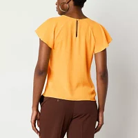 Worthington Petite Womens Perfect Blouse