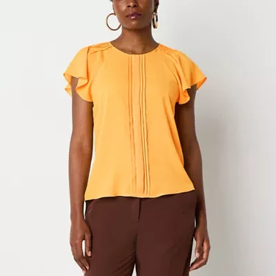 Worthington Petite Womens Perfect Blouse