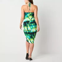 Bold Elements Womens Geometric Bodycon Dress