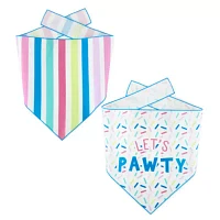 Paw & Tail 2-Pack Pawty Time Dog Pet Bandanas
