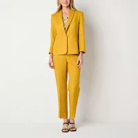 Black Label by Evan-Picone Linen Blend Womens Classic Fit Suit Jacket