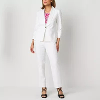 Black Label by Evan-Picone Womens Classic Fit Straight Suit Pant