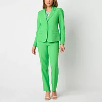 Black Label by Evan-Picone Womens Classic Fit Straight Suit Pant