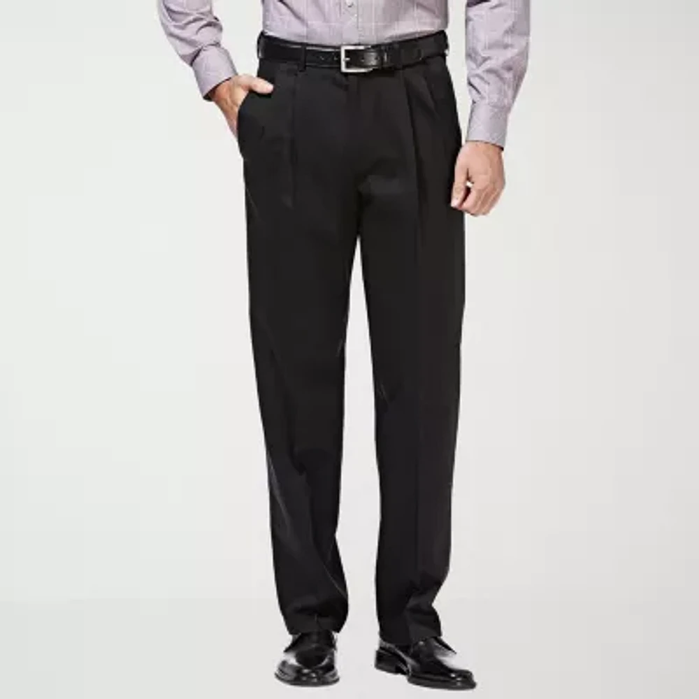 Haggar® Premium No Iron Classic Fit Pleated Khakis