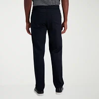 Haggar® Mens Iron Free 5 Pocket  Straight Fit Flat Front Pant