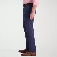 Haggar Iron Free Premium Khaki Mens Slim Fit Flat Front Pant