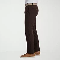 Haggar Cool Right Performance Flex Mens Straight Fit Flat Front Pant