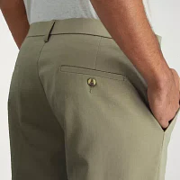 Haggar Iron Free Premium Khaki Mens Straight Fit Flat Front Pant