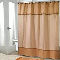 Avanti® Braided Medallion Shower Curtain